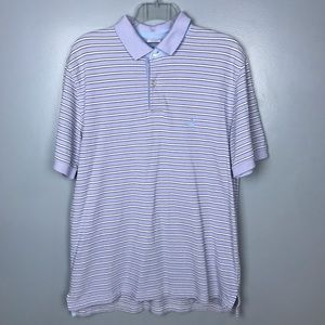Brooks Brothers Performance Polo Stripe sz M